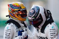 Polesitter Lewis Hamilton, Mercedes AMG F1, Valtteri Bottas, Mercedes AMG F1