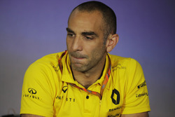 Cyril Abiteboul, Managing Director, Renault Sport F1 Team, in the Team Principals' Press Conference