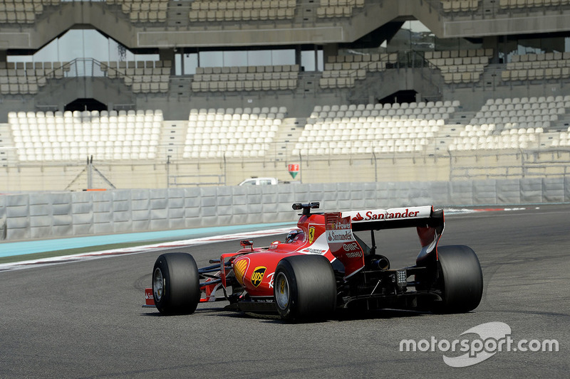 Kimi Raikkonen, Ferrari testing the new 2017 Pirelli tyres