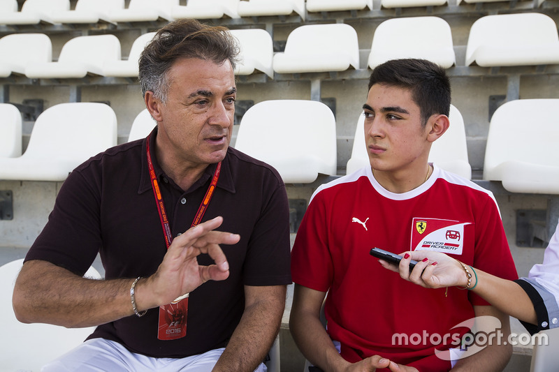 Jean Alesi con il figlio, Giuliano Alesi, Trident
