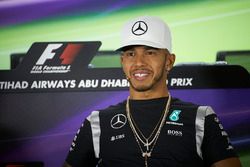 Lewis Hamilton, Mercedes AMG F1 during the press conference