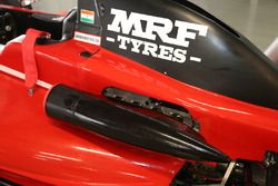 Narain Karthikeyan detalle del coche