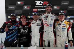 Stefano Comini, Comtoyou Racing, Audi RS3 LMS; Attila Tassi, M1RA, Honda Civic TCR; Roberto Colciago