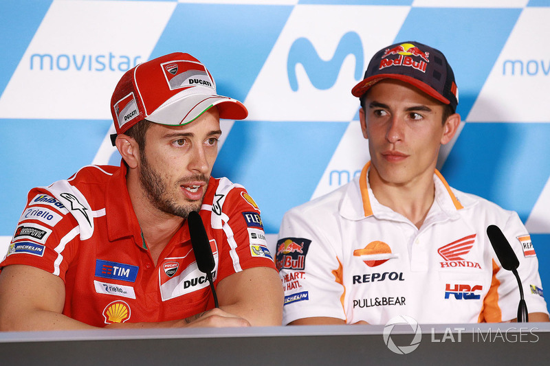 Andrea Dovizioso, Ducati Team, Marc Marquez, Repsol Honda Team