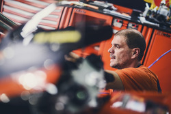 Red Bull KTM Factory Racing mechanic at work