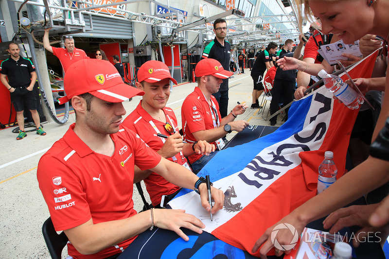 Davide Rigon, Sam Bird, Miguel Molina, AF Corse