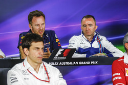 Toto Wolff, Direktör, Mercedes AMG, Christian Horner, Takım Patronu, Red Bull Racing, Paddy Lowe, Wi