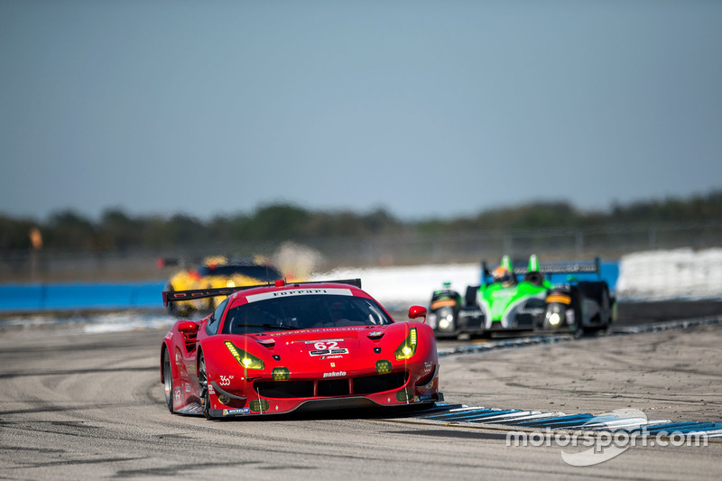 #62 Risi Competizione Ferrari 488 GTE: Toni Vilander, Giancarlo Fisichella, James Calado