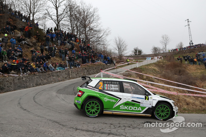 Umberto Scandola, Guido D'Amore, Skoda Fabia R5, Skoda Motorsport Italia