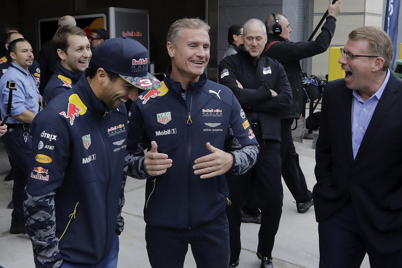 Daniel Ricciardo and David Coulthard, Red Bull Racing