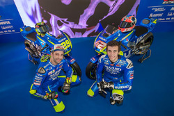 Andrea Iannone et Alex Rins avec la Suzuki MotoGP 2017