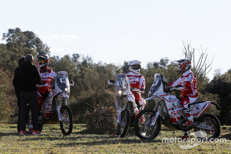 Johnny Aubert, Jonathan Barragán, Cristian España, GasGas Rally Team