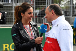 Frederic Vasseur, Sauber, Team Principal on the grid