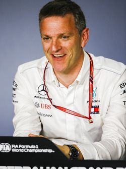 James Allison, Director Técnico, Mercedes AMG, en una conferencia de prensa
