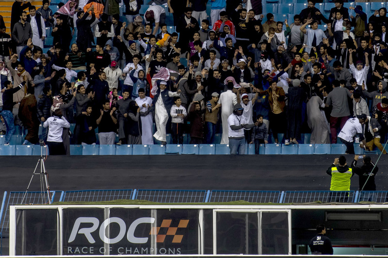 Fans enjoy the atmosphere