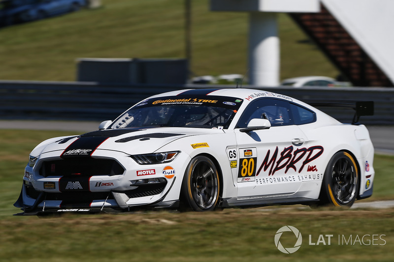 #80 AWA, Ford Mustang GT4, GS: Martin Barkey, Brett Sandberg