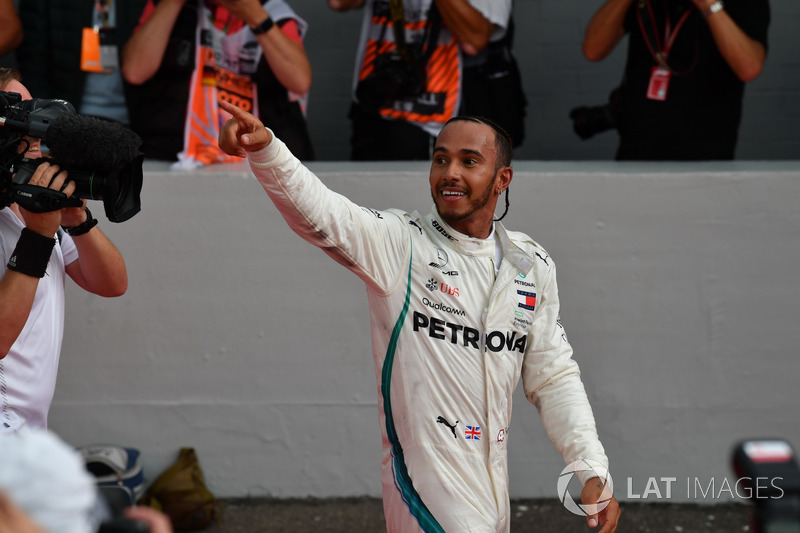 El ganador: Lewis Hamilton, Mercedes-AMG F1