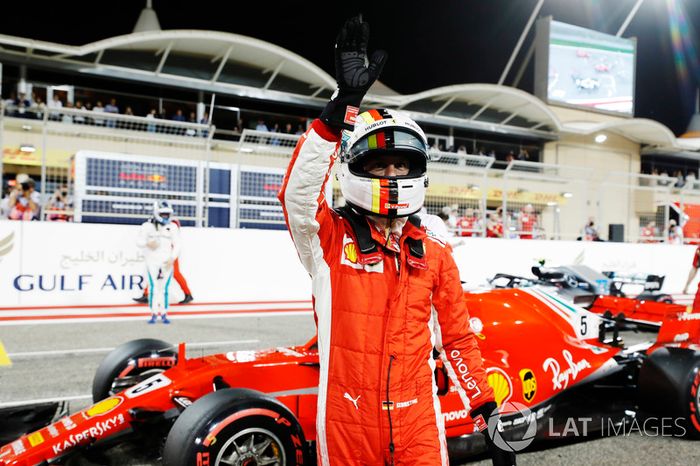 Ganador de la pole Sebastian Vettel, Ferrari SF71H