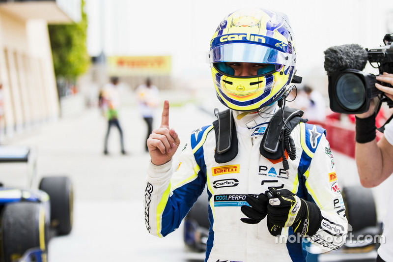 Race winner Lando Norris, Carlin