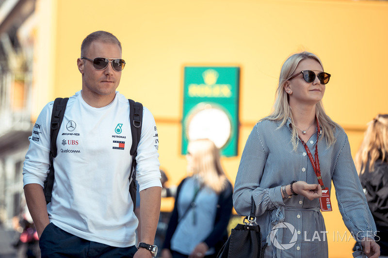 Valtteri Bottas, Mercedes-AMG F1 ve eşi Emilia Pikkarainen
