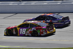 Kyle Busch, Joe Gibbs Racing, Toyota Camry M&M's Flavor Vote, Denny Hamlin, Joe Gibbs Racing, Toyota Camry FedEx Express
