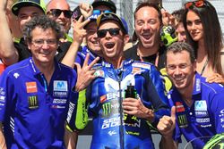 Thrid place Valentino Rossi, Yamaha Factory Racing