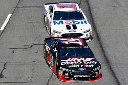 Clint Bowyer, Stewart-Haas Racing, Ford Fusion Haas Automation Demo Day and Aric Almirola, Stewart-Haas Racing, Ford Fusion Mobil 1