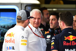 Max Verstappen, Red Bull Racing, Dr Helmut Marko, Red Bull Motorsport Consultant and Christian Horne