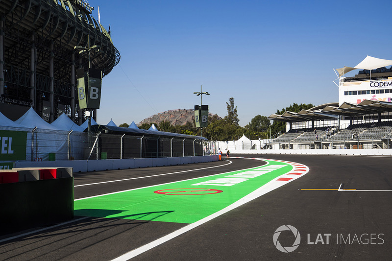 Detalle del circuito del Autódromo Hermanos Rodríguez