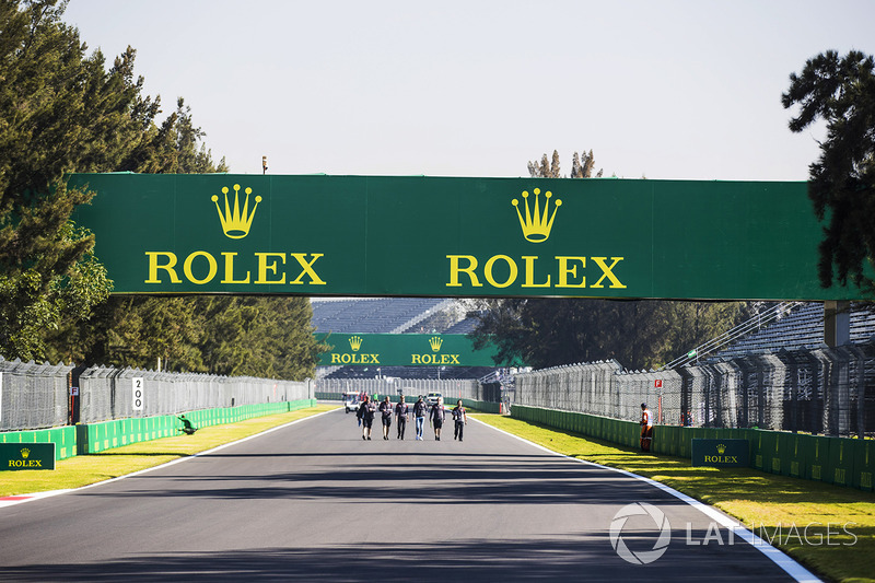 Detalle del circuito del Autódromo Hermanos Rodríguez