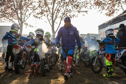 Marc Marquez avec des participants à l'Allianz Motor Camp
