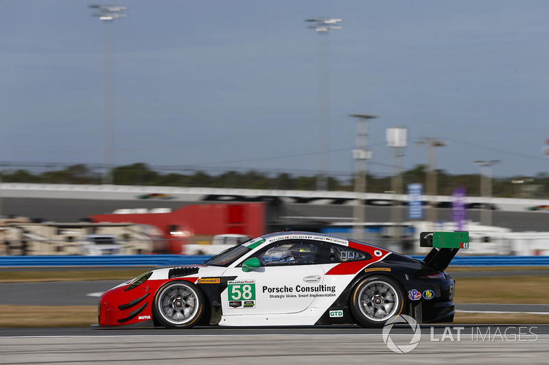 #58 Wright Motorsports Porsche 911 GT3 R, GTD: Patrick Long, Christina Nielsen, Robert Renauer, Mathieu Jaminet