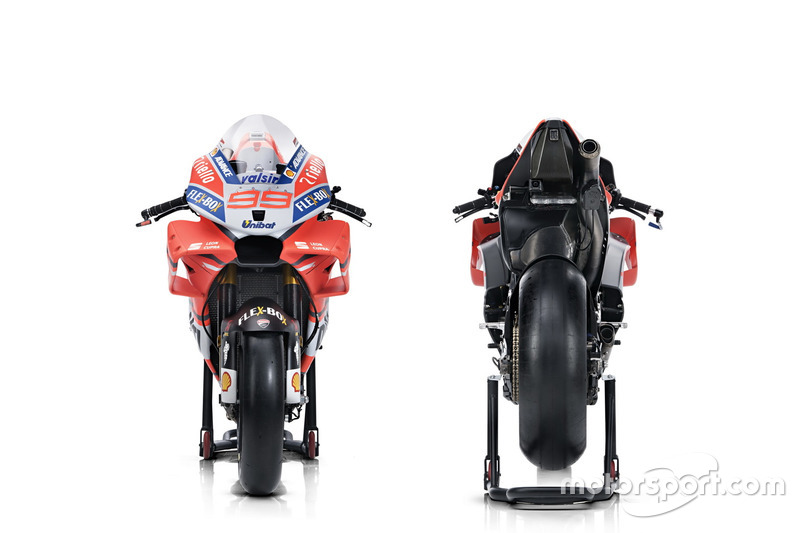 Bikes of Andrea Dovizioso and Jorge Lorenzo, Ducati Team