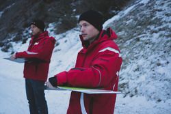 Les instructeurs Ronnie Bratschi et Röbi Wicki