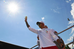 Lewis Hamilton, Mercedes-AMG F1 lors de la parade des pilotes