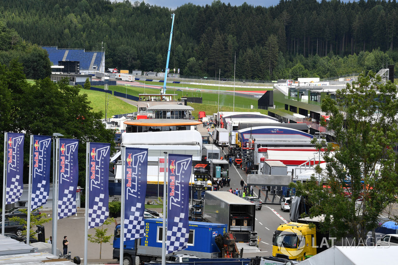 Red Bull Ring paddock