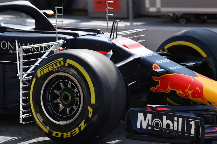 Red Bull Racing RB14 y aero sensor