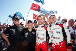 Winners Ott Tanak, Martin Järveoja, Toyota Yaris WRC, Toyota Gazoo Racing