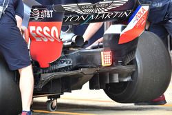 Detalle del difusor trasero Red Bull Racing RB14