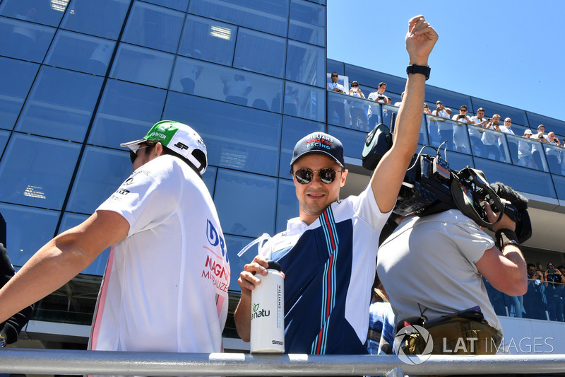 Felipe Massa, Williams en el desfile de pilotos