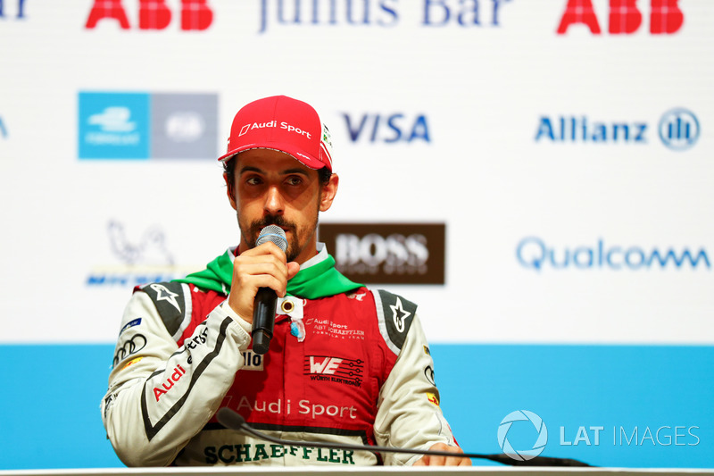 Lucas di Grassi, Audi Sport ABT Schaeffler, dalam konferensi pers pascabalapan