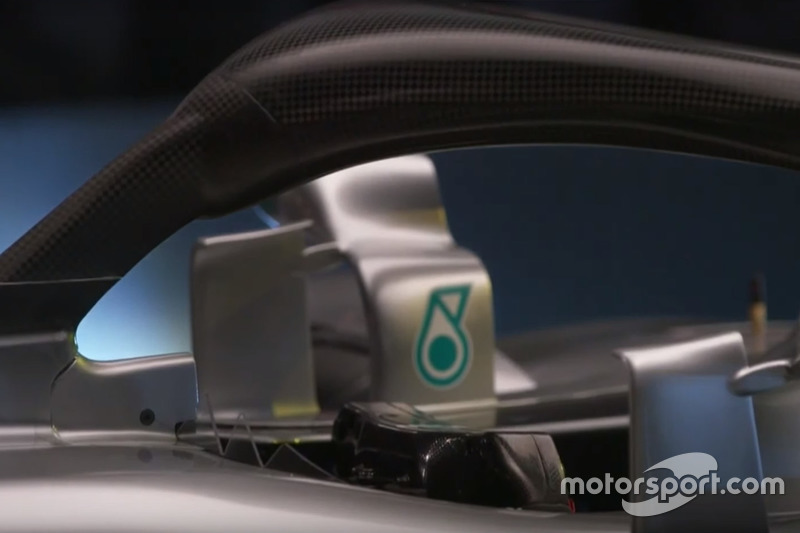 Mercedes AMG F1 W09 halo detay