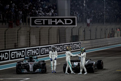 Race winner Second place Valtteri Bottas, Mercedes AMG F1 Lewis Hamilton, Mercedes AMG F1, Felipe Massa, Williams, celebrate
