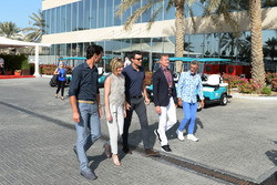 Mark Webber, Susie Wolff, Steve Jones, C4 F1, David Coulthard, Channel Four TV Commentator and Eddie