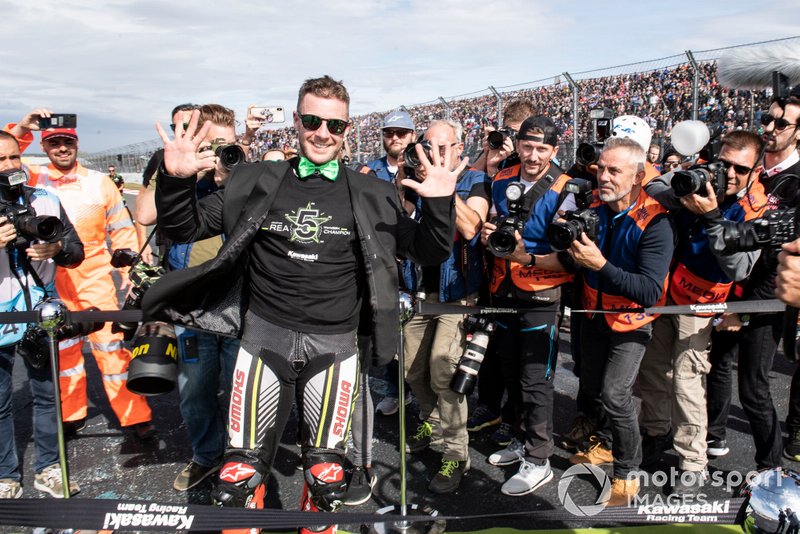 Jonathan Rea, Kawasaki Racing Team celebra su quinto título mundial