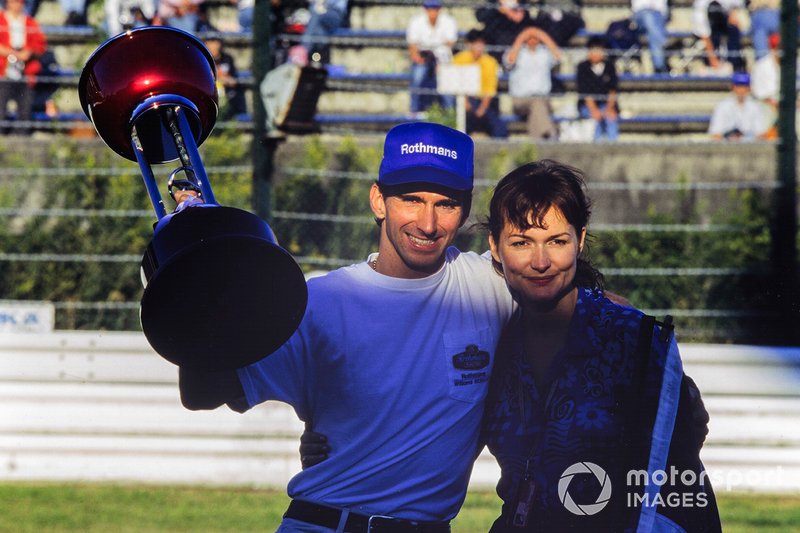 Damon Hill, Williams and his wife Georgie