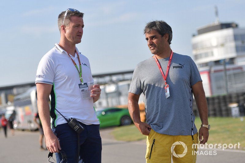 Ralf Schumacher and Juan Pablo Montoya