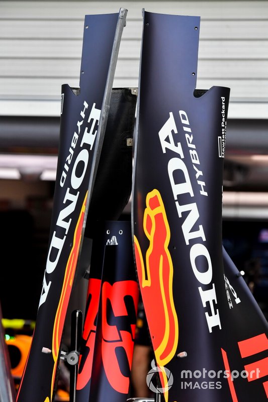 Engine cover of Red Bull Racing RB15