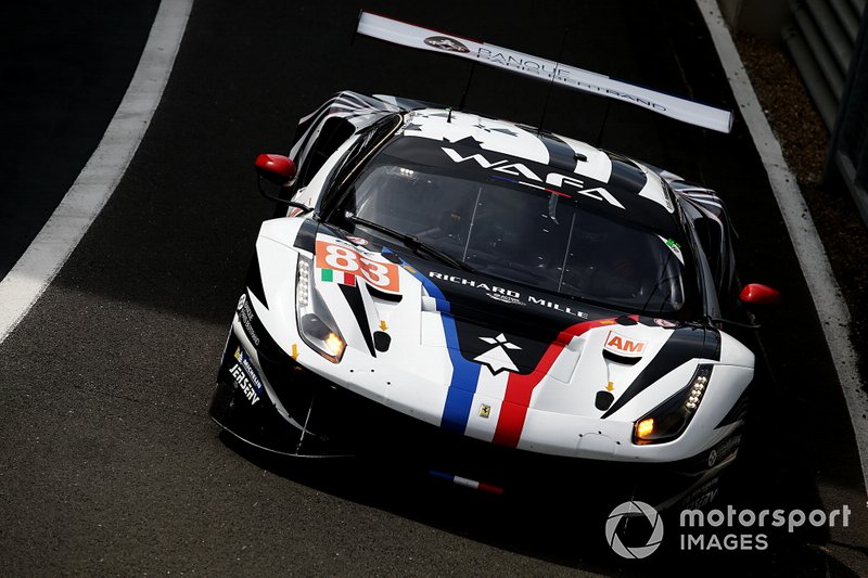#83 AF Corse Ferrari 488 GTE EVO, Francois Perrodo, Emmanuel Collard, Nicklas Nielsen