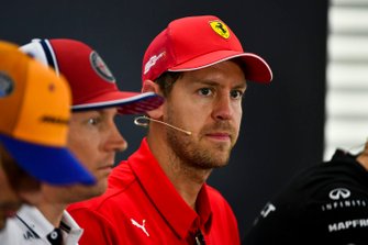 Sebastian Vettel, Ferrari basın toplantısında